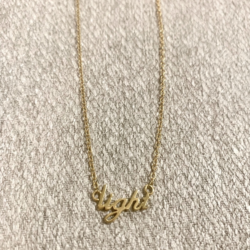 “Light” necklace